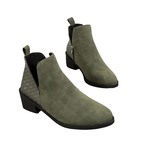 VogueV-Cut Ankle Boots